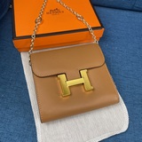 Hermes Constance Модель： 9851, золотая застежка с отпечатком ладони, размер： 13.