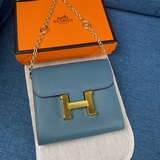 Hermes Constance Модель： 9851 с золотой застежкой в виде отпечатка ладони Размер