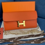 Hermes Constance Модель： 9852JD Золотая застежка Размер： 22*
