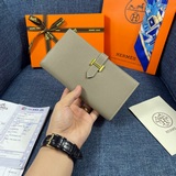 【Оригинал Hermes】 Новый женский кожаный кошелек с внутренним карманом на молнии,