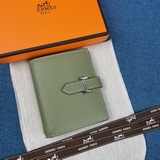 【Hermes оригинал】 Новый кожаный кошелек вертикальной формы с карманами, точная к