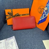 Оригинальный кожаный кошелек Hermès с отпечатком ладони, произведенный во Франци
