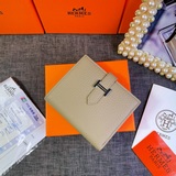 【Оригинал Hermes】 Новый женский кожаный кошелек с внутренним карманом на молнии,