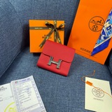【Оригинал Hermes】 Женский кошелек короткого размера, внутри несколько карманов д