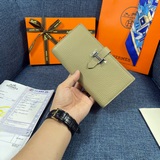 【Оригинал Hermes】 Новый женский кожаный кошелек с внутренним карманом на молнии,