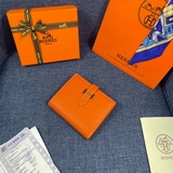 【Оригинал Hermes】 Новый женский кожаный кошелек с внутренним карманом на молнии,