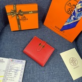 【Оригинал Hermes】 Новый женский кожаный кошелек с внутренним карманом на молнии,