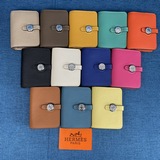 Hermes, оригинал, модель Togo： 0510, размер： 11*10 см, импорт из-за рубежа.