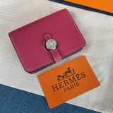 Hermes, оригинал, модель Togo： 0510, размер： 11*10 см, импорт из-за рубежа.