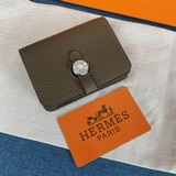 Hermes, оригинал, модель Togo： 0510, размер： 11*10 см, импорт из-за рубежа.