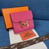 Hermes Constance. Модель： 537 с золотой застежкой в виде личи. Размер： 13.