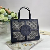 Tory Burch, сумка-тоут из коллекции, большой логотип контрастного цвета, Ella Qu