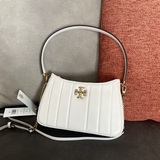 Tory Burch Kira мини-сумка из овечьей кожи с кожаным ремнем через плечо. Размер：