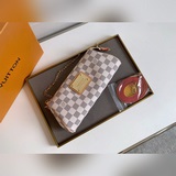 Высококачественная оригинальная сумка Eva из ткани Damier для модных женщин.