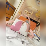 m59670 розовый m59711 Эта сумка capucines bb изготовлена из материалов различной