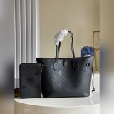 Сумка для покупок Neverfull среднего размера с переработанной внутренней сумкой,