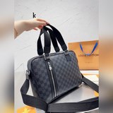 Мужская сумка-портфель Lv, подходит для офисных работников, незаменима в деловых