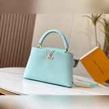 m20841 Звездная жемчужно-зеленая застежка-ракушка. Эта сумка Capucines mm демонс