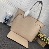 m45686 m45685 m40995 Кожаная сумка Neverfull среднего размера с тиснением! Тяжел