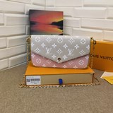m81359! Новая трехкомпонентная сумка pochette félicie с цепочкой в сочетании цве