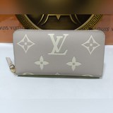m69794 zippy кошелек на молнии, изготовлен из материала monogram vernis.