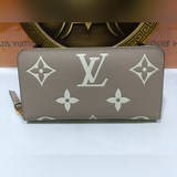 m69794 zippy кошелек на молнии, изготовлен из материала monogram vernis.