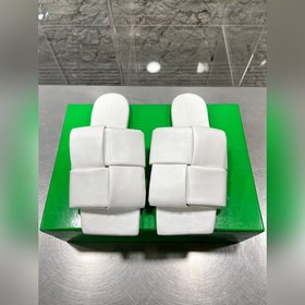 23ss Большой ветер квадратный тапочки Новая популярная модель BV,