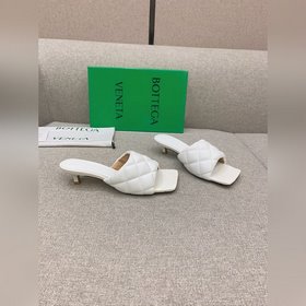 Botteg* Venet* Новые тапочки с квадратным каблуком в классическом