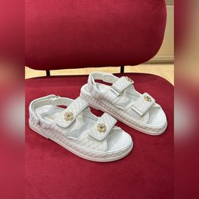 chane…l Пляжные сандалии Классические цвета + новые цвета весны-л