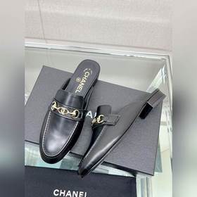 Chanel 23Ss новые туфли-лодочки с двойной пряжкой и полуоткрытым