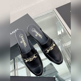 Chanel 23Ss новые туфли-лодочки с двойной пряжкой и полуоткрытым 
