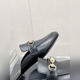 Chanel 23Ss новые туфли-лодочки с двойной пряжкой и полуоткрытым 
