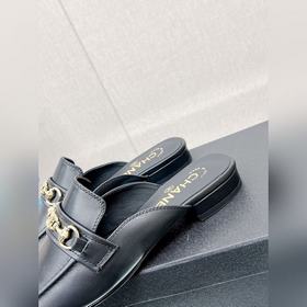 Chanel 23Ss новые туфли-лодочки с двойной пряжкой и полуоткрытым 