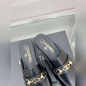 Chanel 23Ss новые туфли-лодочки с двойной пряжкой и полуоткрытым 