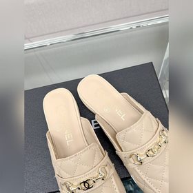 Chanel 23Ss новые туфли-лодочки с двойной пряжкой и полуоткрытым 