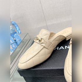 Chanel 23Ss новые туфли-лодочки с двойной пряжкой и полуоткрытым 
