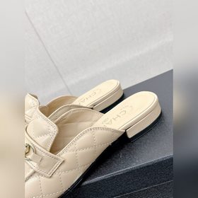 Chanel 23Ss новые туфли-лодочки с двойной пряжкой и полуоткрытым 