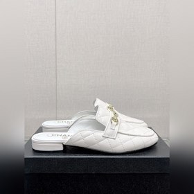 Chanels 23Ss новые туфли-лодочки с двойной C-образной застежкой В