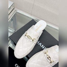 Chanels 23Ss новые туфли-лодочки с двойной C-образной застежкой В