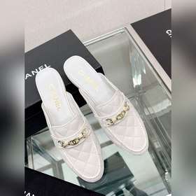 Chanels 23Ss новые туфли-лодочки с двойной C-образной застежкой В