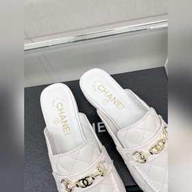 Chanels 23Ss новые туфли-лодочки с двойной C-образной застежкой В