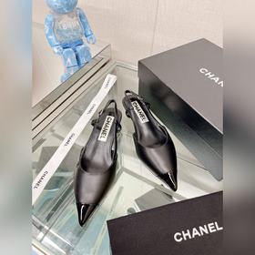 Chanel 23Ss – новые сандалии с острым носком и открытой пяткой Кл