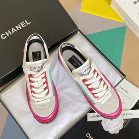 Chanel 2023 ss Новая модель Квадратные спортивные кроссовки Chane