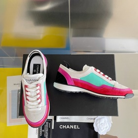 Chanel 2023 ss Новая модель Квадратные спортивные кроссовки Chane