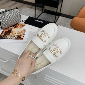 Chanel 2023 SS новейшая модель туфель с полувыгравированным больш