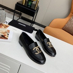 Chanel 2023 SS новейшая модель туфель с полувыгравированным больш