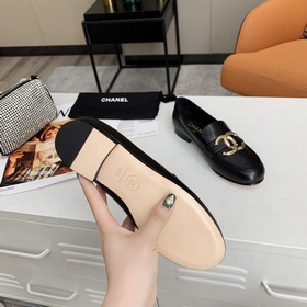 Chanel 2023 SS новейшая модель туфель с полувыгравированным больш