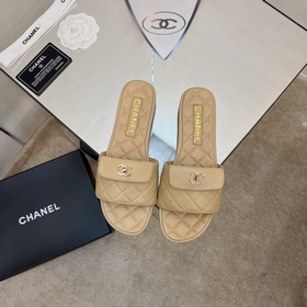 Новые популярные тапочки Chanel весна-лето 2023 Верхняя часть обу