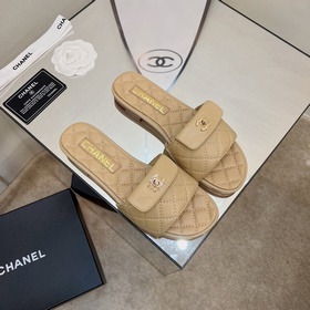 Новые популярные тапочки Chanel весна-лето 2023 Верхняя часть обу