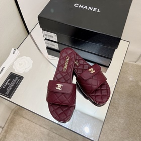 Новые популярные тапочки Chanel весна-лето 2023 Верхняя часть обу